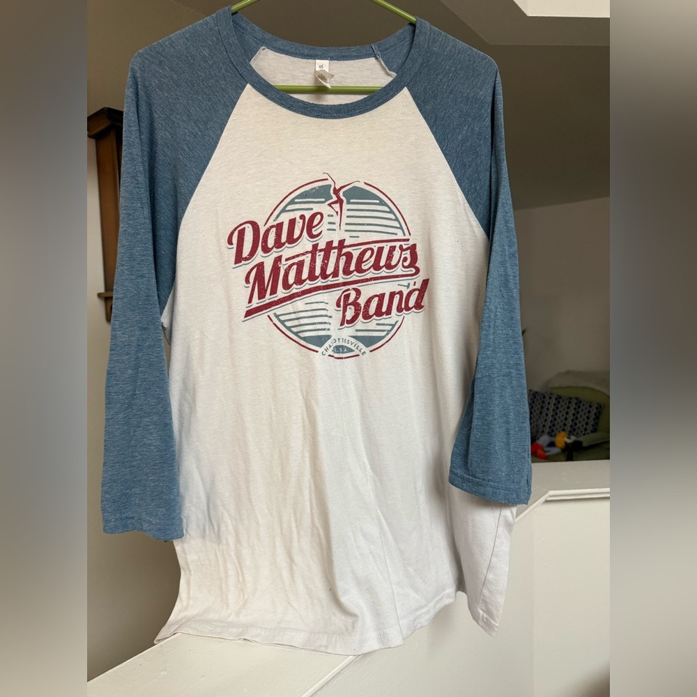 Bella Canvas Blue and White Long Sleeve Tee